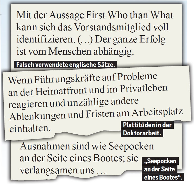 ''Ausnahmen sind Seepocken'': Das ist Aschbachers Skandal-Doktorarbeit