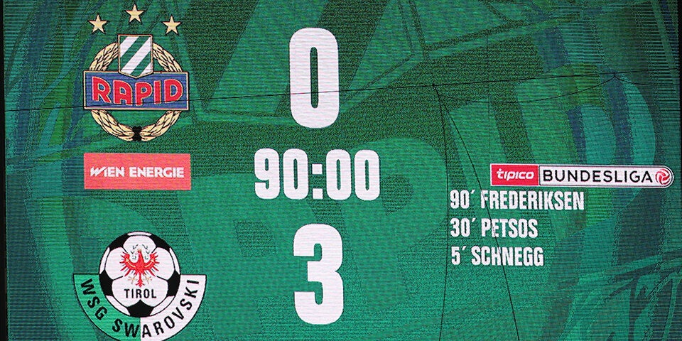 Rapid nach nächster Blamage in Herbstkrise