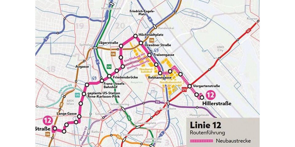 Wien erhält ab 2025 eine neue Straßenbahnlinie