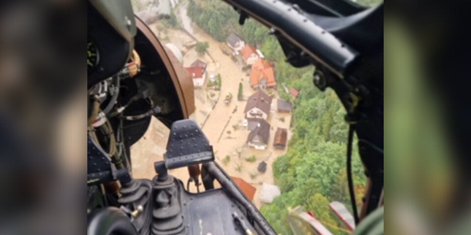 Unwetter in Slowenien