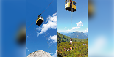 Tourist verwechselt Notbremse mit Haltegriff: Gondel evakuiert