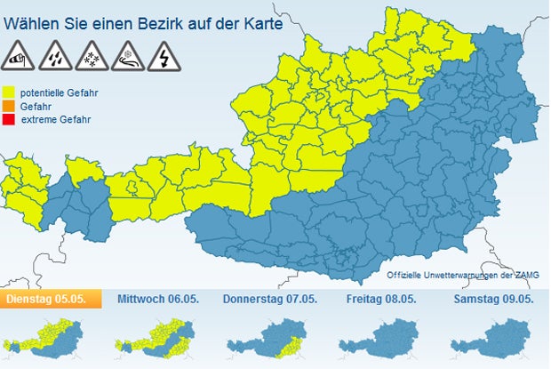 Jetzt kommen die Unwetter