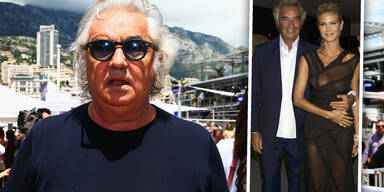 Flavio Briatore; Heidi Klum