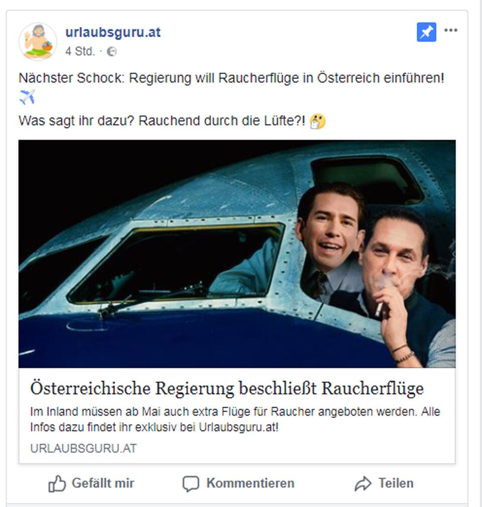 Jetzt kommen auch noch Raucherflüge