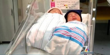 Zwillinge kommen in unterschiedlichen Jahren zur Welt