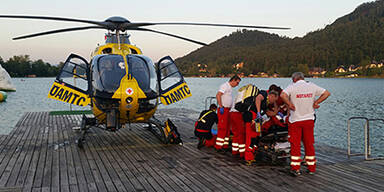 K&auml;rntner prallt bei Kopfsprung gegen Metallstiege