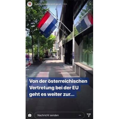 Selfie-Show bei Regierungs-Ausflug