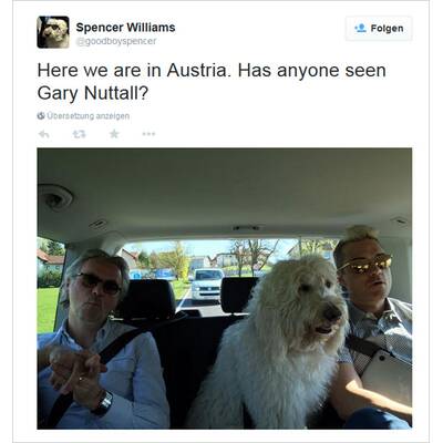 Robbie Williams' Postings aus Österreich