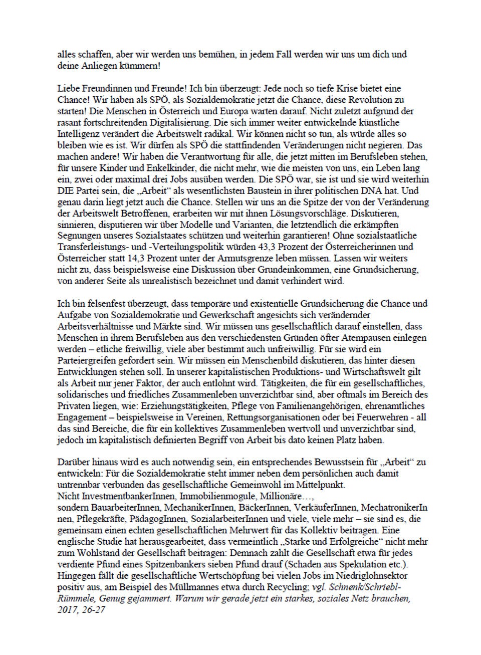 Rote fordern SPÖ-Revolution