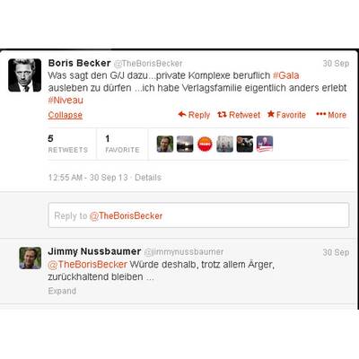 Boris Beckers Twitter-Attacken zum Nachlesen