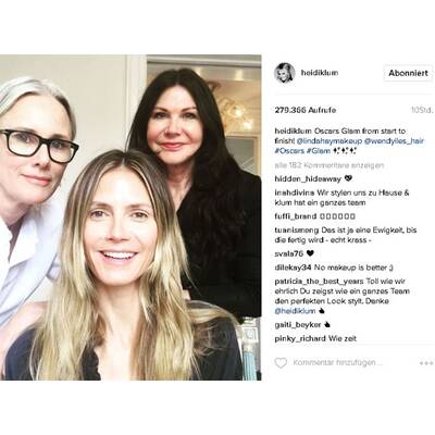 Oscars 2017: Die Instagram-Fotos der Stars