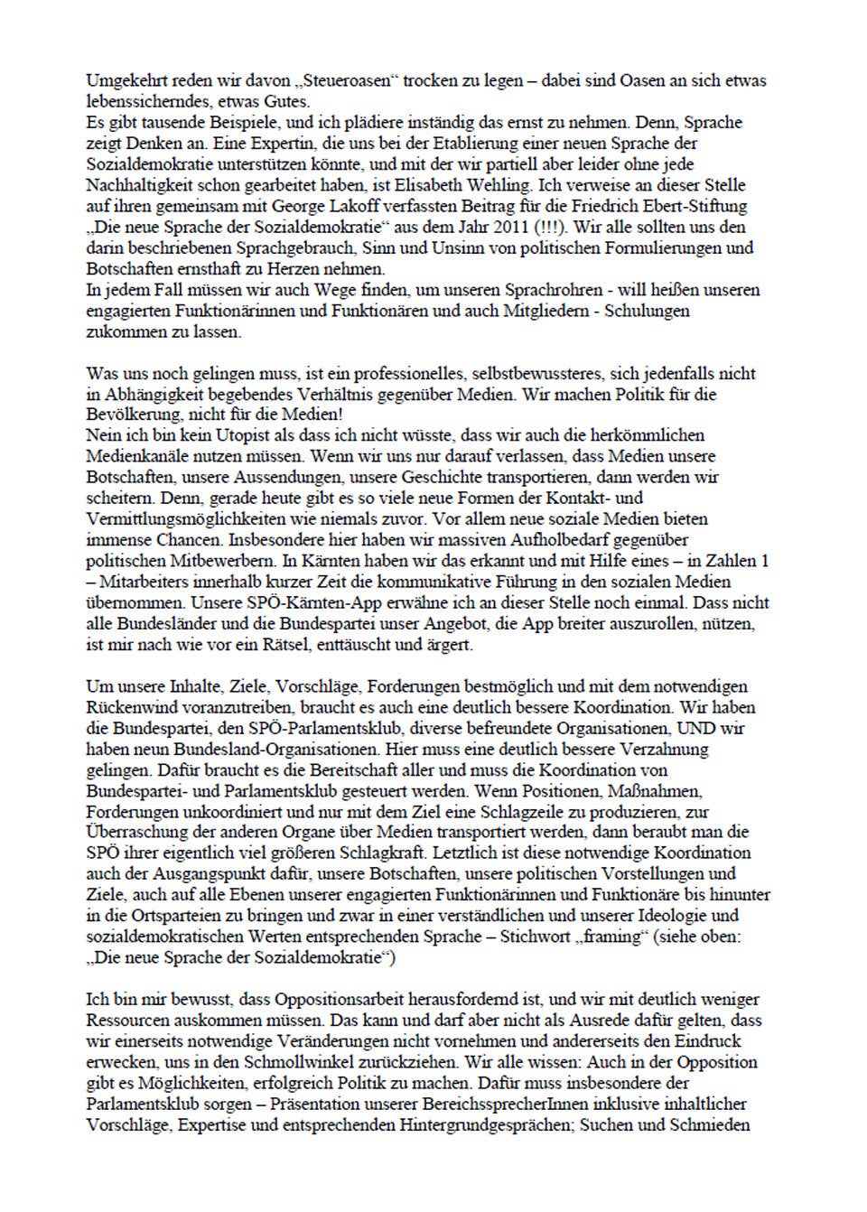 Rote fordern SPÖ-Revolution