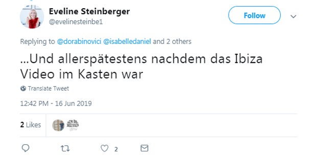 Wittert Kern-Frau Kurz hinter Ibiza-Strache-Video?