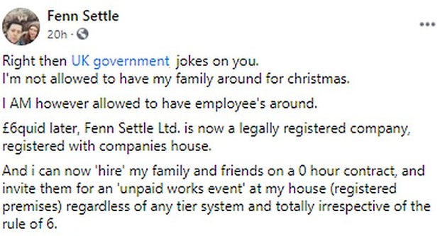 Für Weihnachten: So dreist trickst ER die Corona-Regeln aus