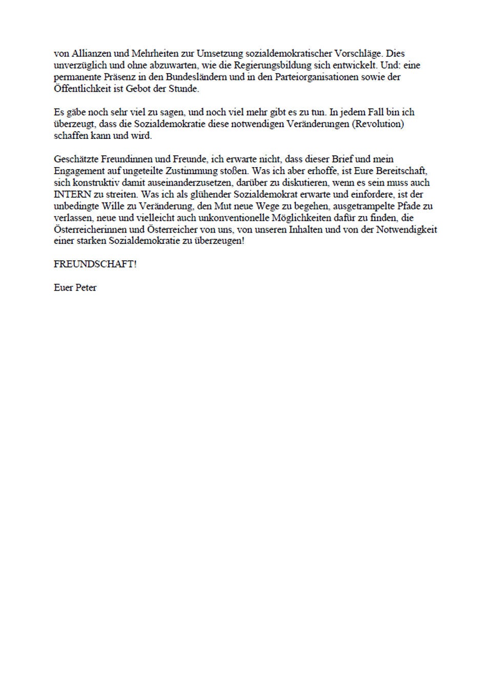 Rote fordern SPÖ-Revolution