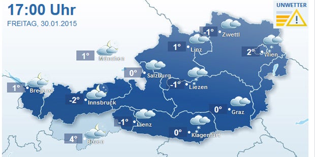 Wintereinbruch: Schnee-Chaos in Österreich