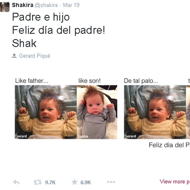 Shakira zeigt Baby Sasha und Pique