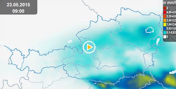 Tief Erik überflutet das Land