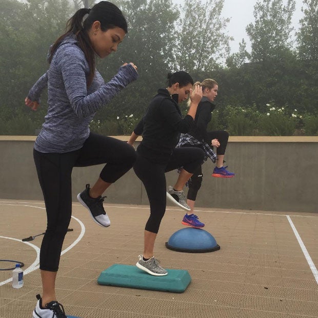 Kourtney, Khloe, Kim Kardashian