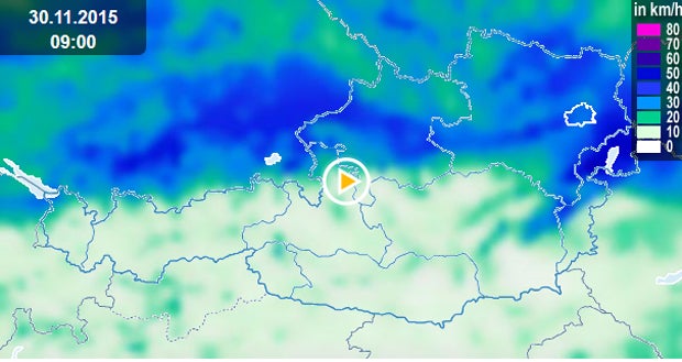 Sturm hält Osten Österreichs in Atem