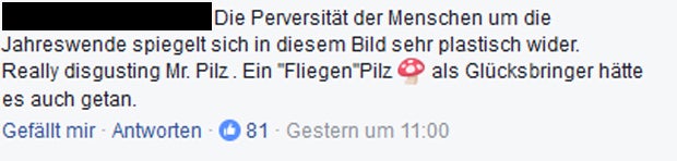 Pilz posiert mit Sauschädel - Shitstorm