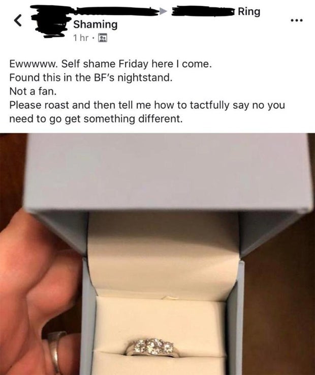 Frau findet Verlobungsring – und will plötzlich NEIN sagen