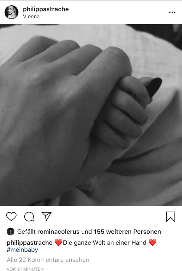 Philippa Strache: Rührendes Baby-Posting