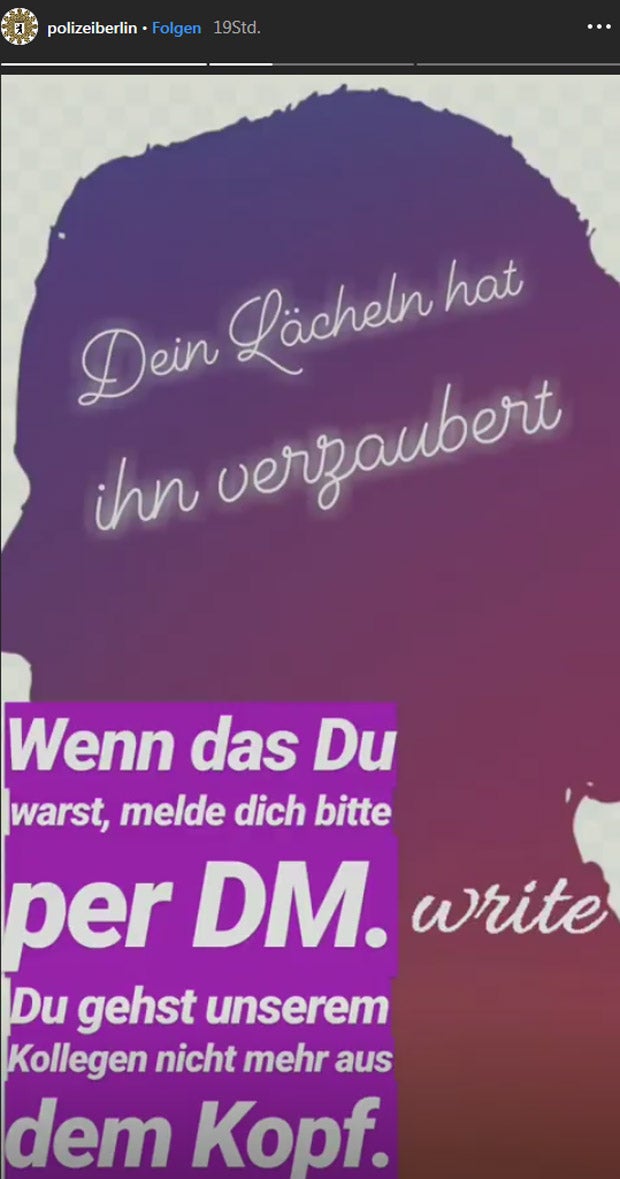 Liebesfahndung Polizei Berlin