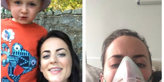 Junge Mutter erlebt den schlimmsten Schmerz der Welt