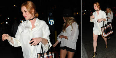 Lindsay Lohan hat da was vergessen