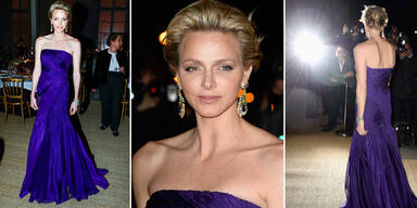 Charlene genie&szlig;t das Blitzlichtgewitter