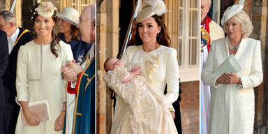 Cr&egrave;me de la Cr&egrave;me bei Baby Georges Taufe