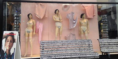 Aufreger: Behaarte Schaufensterpuppen in NY