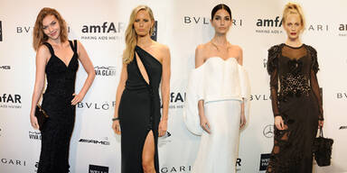 Model-Power bei amfAR-Gala