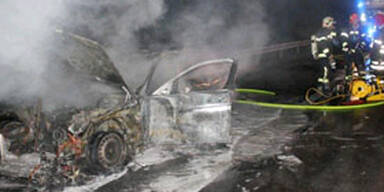 Mercedes ging nach Kauf in Flammen auf