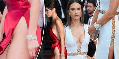 Bella Hadid, Alessandra Ambrosio in Cannes