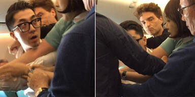 Schmuses&auml;nger &uuml;berw&auml;ltigt brutalen Fluggast