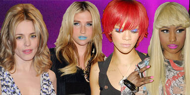 Das Neon Make-up der Stars