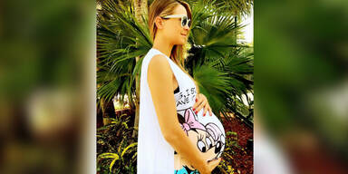 Alessandra Meyer-W&ouml;lden hochschwanger