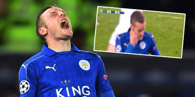 Irre: Vardy "verprügelt" sich selbst