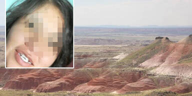 Mutter l&auml;sst Tochter (1) in der W&uuml;ste sterben