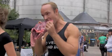 Schwede Vegan-Festival Fleisch