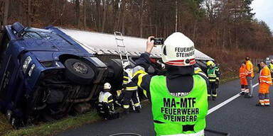 Umweltalarm nach Lkw-Crash auf der A2