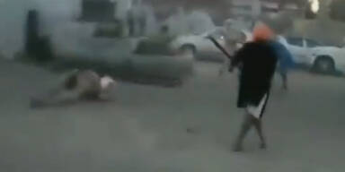 Schwert-Attacke Indien Patiala 