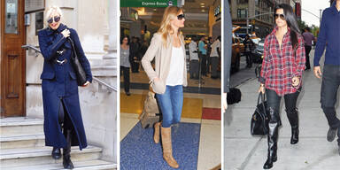 Stars zeigen ihre Herbstmode