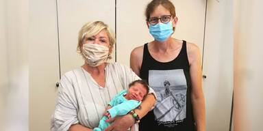 Strand Geburt Cattolica Salzburgerin Baby Cattolica 