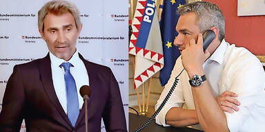 Kulis parodiert Nehammer