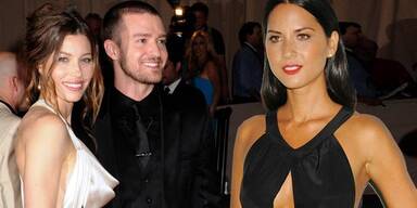 Justin Timberlake & Jessica Biel, Olivia Munn