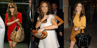 Die vielen Handtaschen der Jennifer Lopez