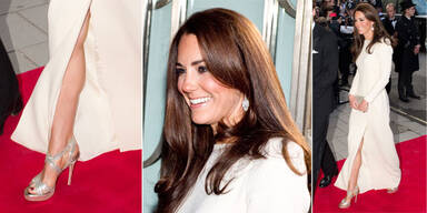 Kate in einer elfenbeinfarbenen Traumrobe